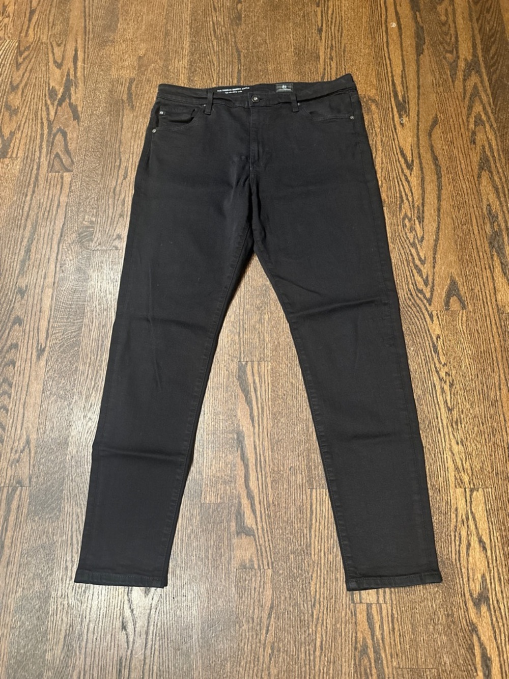 Ag Adriano Goldschmied Women's Black Jeans - The Farrah Skinny Ankle High Rise